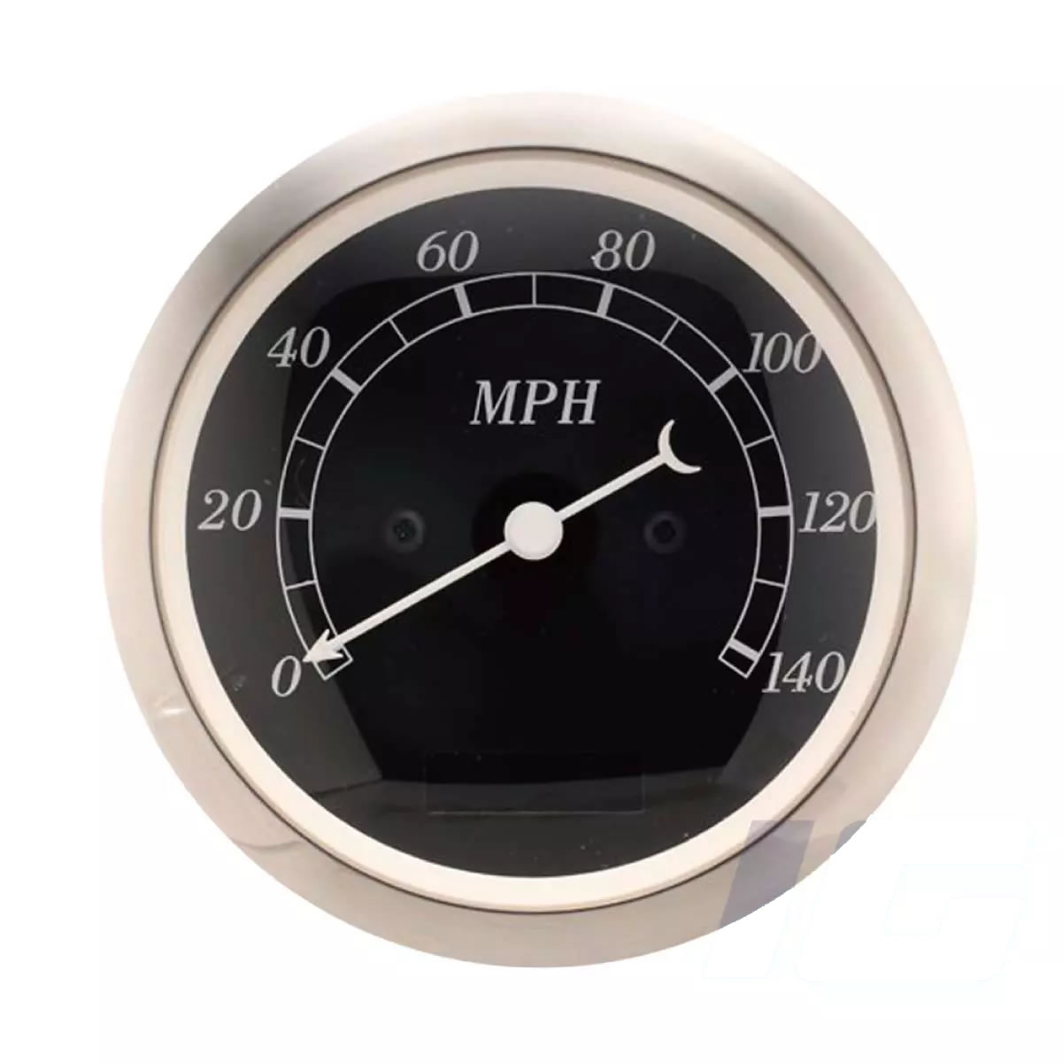 Black Face White Needle - Electrical Speedometers